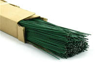 Alambre de metal de color de paleta flexible de jardinería de Navidad verde 0.6 mm