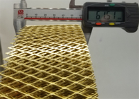 Tamaño de malla de 18 mm Expandida de la hoja de metal de cobre de larga duración de precisión de ingeniería
