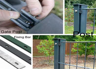 La valla de seguridad de acero coloreada de la malla de alambre, malla del jardín que cerca fácil durable instala