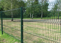 el Pvc verde de 4m m cubrió el alambre soldado con autógena Mesh Fence For Park/jardín/seguridad de tierra de deportes
