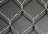 Agujero decorativo al aire libre de la forma del diamante de la cerca de la red de la malla de la cuerda para la pared de Buidling