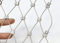 Anti - red de la cuerda de alambre de la rotura Ss304, malla fuerte del parque zoológico del acero inoxidable de la dureza