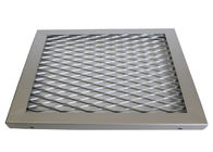 la caja fuerte color plata del grueso de 1.2m m protege la malla de aluminio ampliada del metal