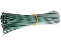 18 longitud cubierta de papel cortada recta verde del alambre 60cm del florista 50pcs del indicador