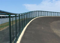 valla de seguridad anti de la subida de Mesh Fence Black 358 del alambre del diámetro de 4.5m m