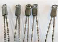 malla inoxidable suave de alta resistencia de la cuerda de alambre de acero 1770n 7x19