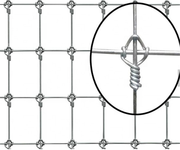 Alambre de acero 2m m Dia Fixed Knot Fence de alto carbono