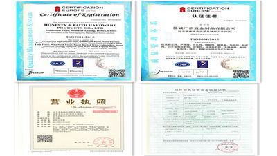 China Honesty &amp; Faith Hardware Products Co.,Ltd Perfil de la compañía