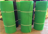 polipropileno Mesh Roll plástico del verde de la abertura de los 0.6cm