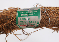 La bobina 1kg de Bwg 21 eléctrica galvanizó el cinc del alambre de atascamiento cubierto