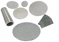 Hoja filtrante de malla de malla de acero inoxidable de 5/8 de pulgada de diámetro