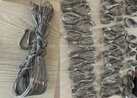 Mano de acero inoxidable 304 - cuerda del hurto anti de alambre tejida Mesh Bag 1.2-2.8m m
