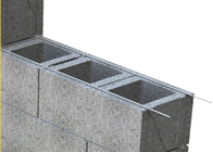 Anchura galvanizada de la malla de alambre 150m m del refuerzo concreto de la escalera del bloque