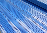 Paneles de cercas contra viento azules diseño de agujero redondo duradero