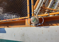 Tipo de cerca de enlace de cadena amarilla Helideck Net Diamond Offshore Oil Installation
