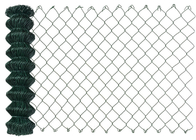 9 Gauge Green Chain Link Fence forma de agujero de diamante