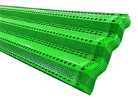 Color verde paneles de cercas galvanizados contra viento resistentes a la intemperie para el carbón