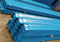 500 mm de ancho Soluciones de protección contra el viento de metal perforado anti-UV para la mina