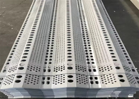 0.9mm espesor 20 metros de altura paneles de cercas de aluminio contra viento
