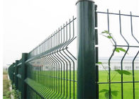 Cerca verde Panles de la malla de alambre del acero 3D para el aeropuerto/la construcción/el ferrocarril