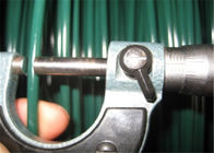 El color verde 2.2m m 2.8m m que el Pvc cubrió la resistencia del moho del alambre de acero para instala el atascamiento