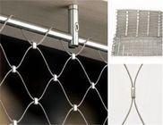 316 longitud material pura de la malla 50m de la cuerda de alambre del acero inoxidable como red de seguridad