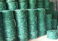 el filamento doble 10kg torció el alambre de púas cubierto PVC de 2.0m m