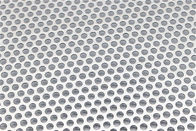 Panel de acero perforado galvanizado con agujero redondo anti-óxido para decoración