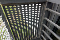 Panel de acero perforado galvanizado con agujero redondo anti-óxido para decoración