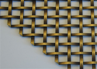 alambre prensado tejido Aperutre Mesh Bronze Decorative de 15m m