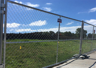 longitud 2.5m m Diamond Mesh Fencing Playground Protecting Security revestido plástico de 3000m m