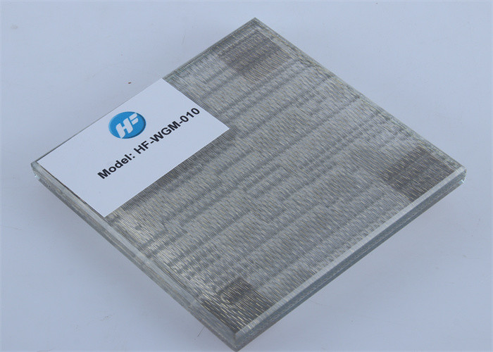 alambre de metal de Mesh Laminated Glass Uv Resistant del grueso de 8m m para las divisiones