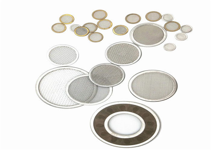 Hoja filtrante de malla de malla de acero inoxidable de 5/8 de pulgada de diámetro