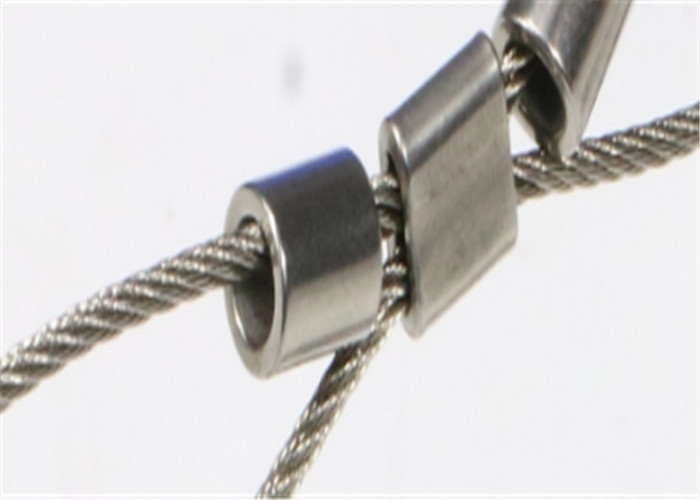 Red durable del cable del acero inoxidable de alta resistencia para la construcción usando