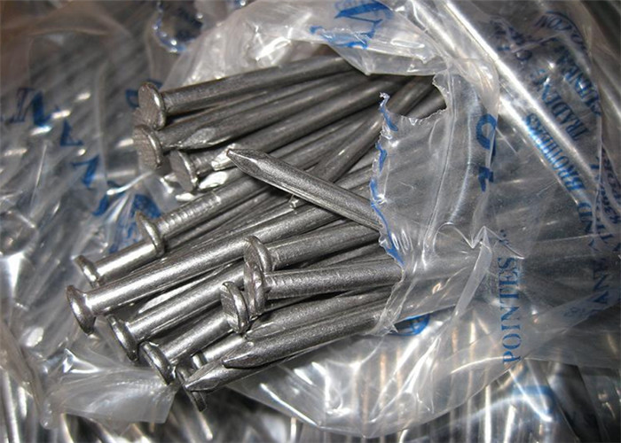 Clavos del alambre de metal del tamaño estándar, clavos comunes galvanizados pulidos antis