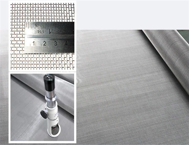 Malla tejida de acero inoxidable del filtro de la industria del cuadrado SS316L