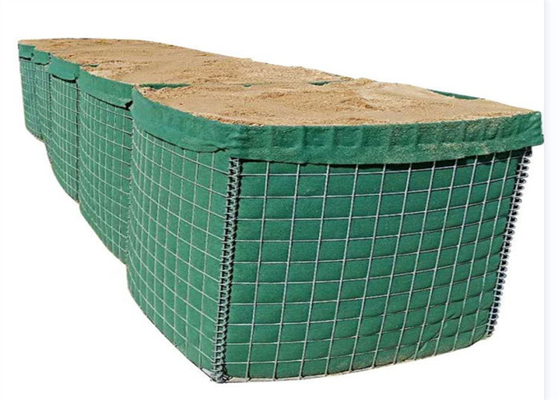 3x3 Military Hesco Barriers Square Green Geo Textil Sandbag