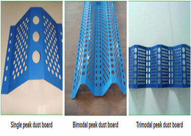 La hoja perforada los paneles azules de la cerca del guarda-brisa del color reduce el ruido para el control del ruido