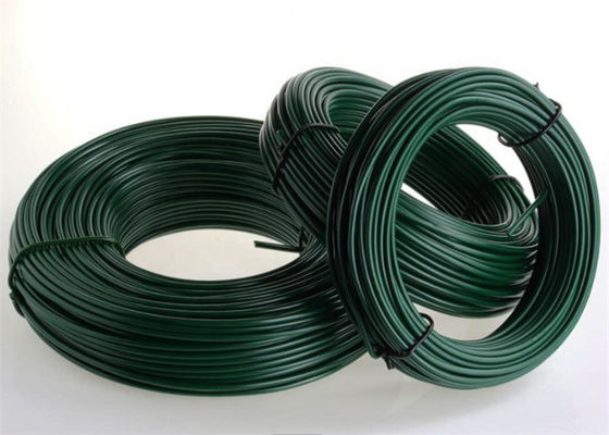 Bwg 8 - el Pvc del color verde del alambre de atascamiento del metal 35 Q195 cubrió